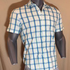 Original Penguin Heritage Slim Fit button front short sleeved shirt